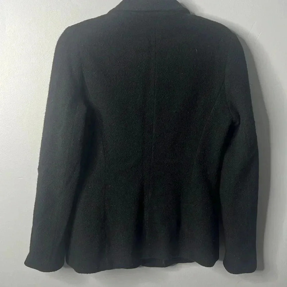 Women’s Talbots Italian Wool Black Blazer Jacket Size 4 - Picture 3 of 10